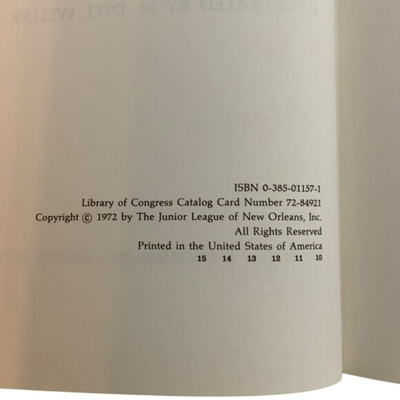 The Plantation Cookbook Junior League Of New Orleans Hardcover 1972 Vintage - Picture 5 of 13